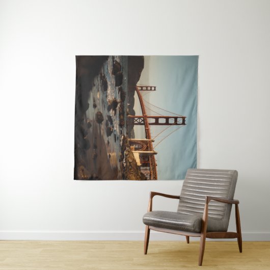 GOLDEN GATE BRIDGE, SAN FRANCISCO TIJDENS DAG WANDKLEED (In Situ (horizontaal))