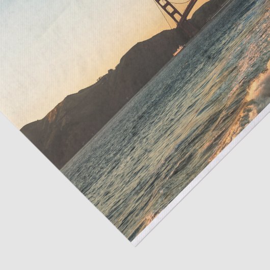 Golden Gate Bridge, San Francisco Tissuepapier (Detail)