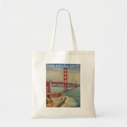 Golden Gate Bridge, San Francisco Tote Bag (Voorkant)