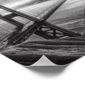 Golden Gate Bridge San Francisco Travel Art Poster (Hoek)
