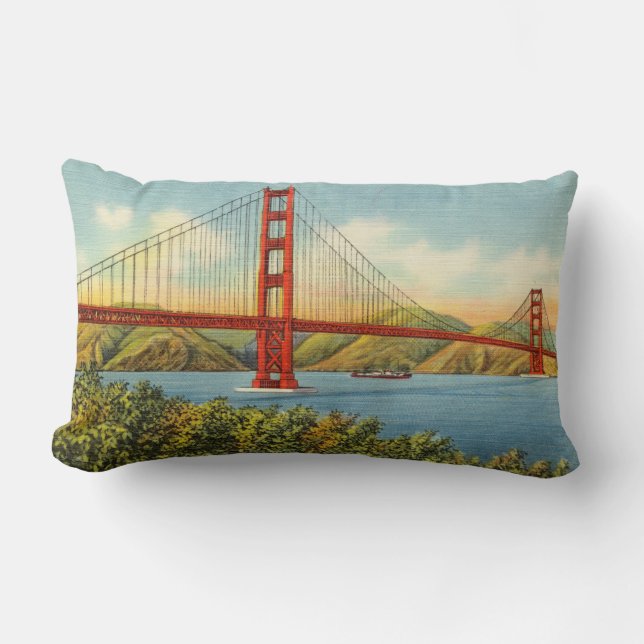  Golden Gate Bridge San Francisco Travel Kussen (Voorkant)