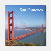Golden Gate Bridge, San Francisco Travel Magneet (Voorkant)