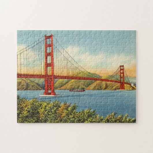  Golden Gate Bridge San Francisco Travel Po Legpuzzel (Horizontaal)