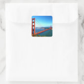Golden Gate Bridge - San Francisco Vierkante Sticker (Tas)