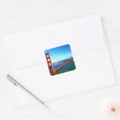 Golden Gate Bridge - San Francisco Vierkante Sticker (Envelop)