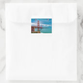 Golden Gate Bridge San Francisco Vierkante Sticker (Tas)