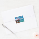Golden Gate Bridge San Francisco Vierkante Sticker (Envelop)