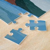 Golden Gate Bridge San Francisco Vintage Travel Legpuzzel (Zijkant)