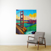 Golden Gate Bridge, San Francisco Wandkleed (In situ)