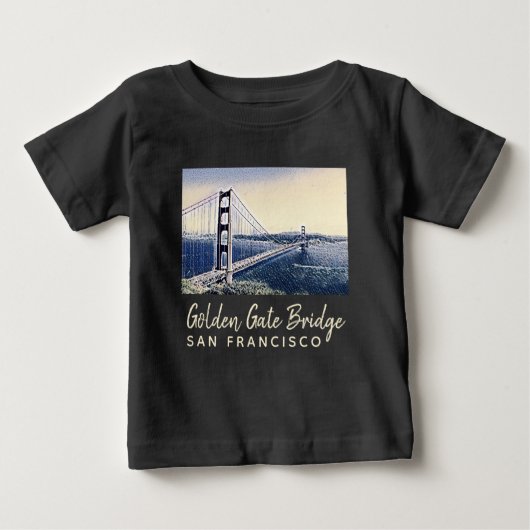 Golden Gate Bridge San Francisco Waterverf Art (Voorkant)