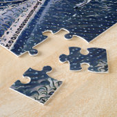 Golden Gate Bridge San Francisco Waterverf Art Legpuzzel (Zijkant)