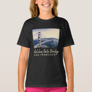 Golden Gate Bridge San Francisco Waterverf Art T-shirt