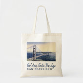 Golden Gate Bridge San Francisco Waterverf Art Tote Bag (Voorkant)