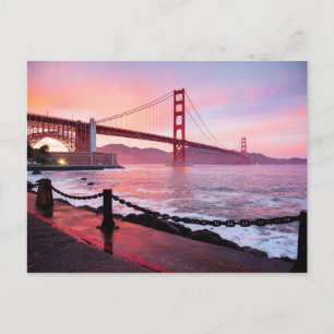 Golden Gate Bridge, schilderachtig foto Briefkaart