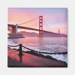Golden Gate Bridge, schilderachtig foto Magneet