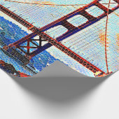 Golden Gate Bridge schilderij Cadeaupapier (Hoek)