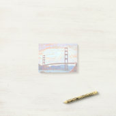 Golden Gate Bridge schilderij Post-it® Notes (Op bureau)