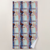 Golden Gate Bridge schilderij Strandlaken (Voorkant)