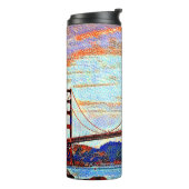 Golden Gate Bridge schilderij Thermosbeker (Gedraaid links)