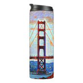 Golden Gate Bridge schilderij Thermosbeker (Geroteerd rechts)