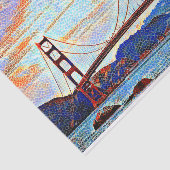 Golden Gate Bridge schilderij Tissuepapier (Detail)