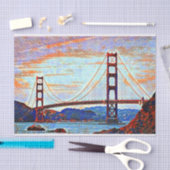 Golden Gate Bridge schilderij Tissuepapier (Craft)