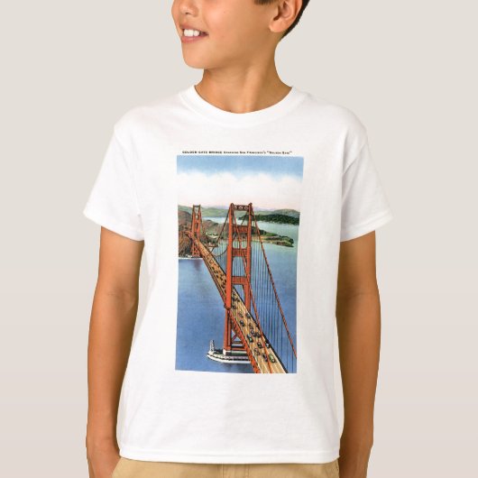 Golden Gate Bridge, SF, Ca T-shirt (Voorkant)
