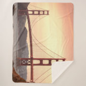 GOLDEN GATE BRIDGE SHERPA DEKEN (Voorkant)