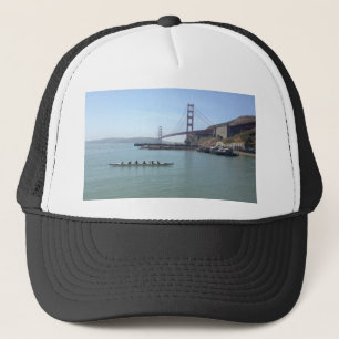 Golden Gate bridge-shirten met uitwijkkano Trucker Pet