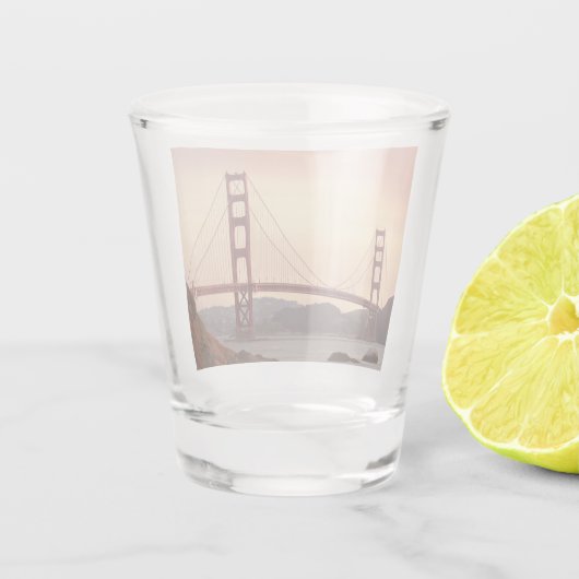 Golden Gate Bridge Shot Glass Glas (Achterkant)