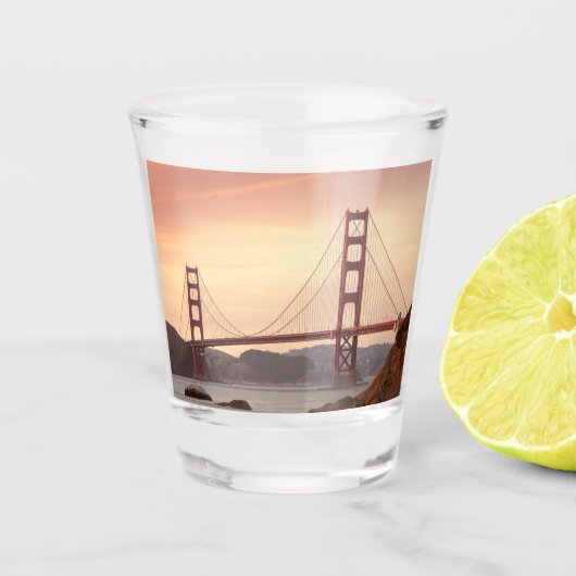 Golden Gate Bridge Shot Glass Shot Glas (Voorkant)