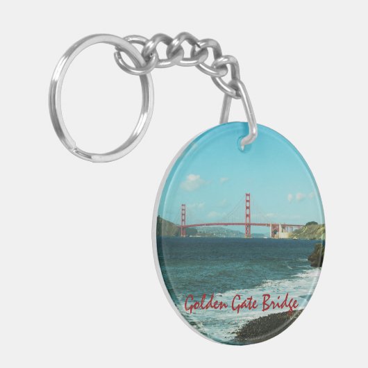 Golden Gate Bridge Sleutelhanger (Voorkant Links)