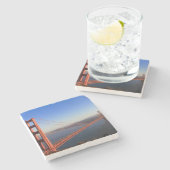 Golden Gate Bridge Stenen Onderzetter (Zijkant)