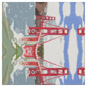 Golden Gate Bridge Stof (Close Up)