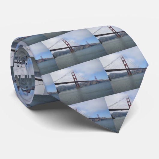 Golden Gate Bridge Stropdas (Opgerold)