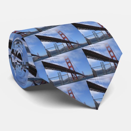 Golden Gate Bridge Stropdas (Opgerold)