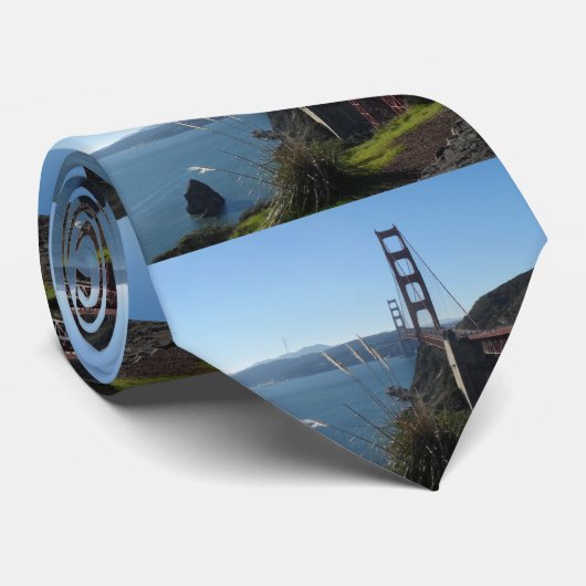 Golden Gate Bridge Stropdas (Opgerold)