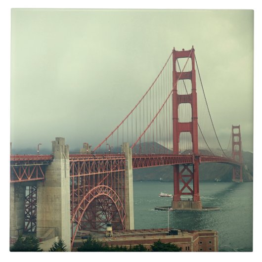 Golden Gate Bridge Tegeltje (Voorkant)