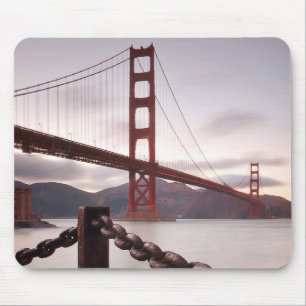 Golden Gate Bridge tegen bergen Muismat