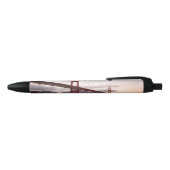 Golden Gate Bridge tegen bergen Zwarte Inkt Pen (Bovenkant)