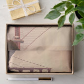 golden gate bridge tissue paper tissuepapier (Geschenk)