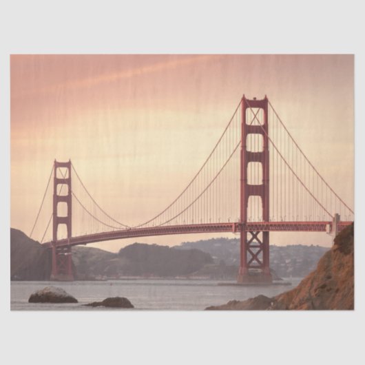 golden gate bridge tissue paper tissuepapier (Voorkant)