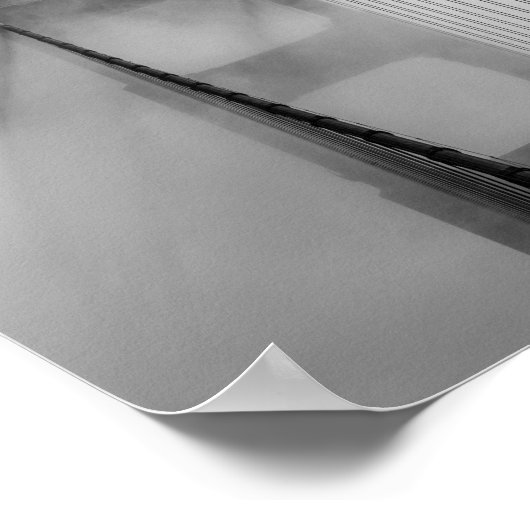 Golden Gate Bridge Tower gehuld in mist Poster (Hoek)