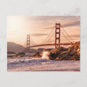 Golden Gate Bridge uit Baker Beach Briefkaart (Voorkant)
