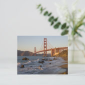 Golden Gate Bridge uit Baker Beach Briefkaart (Staand voorkant)