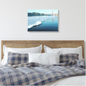 Golden Gate Bridge uit Baker Beach Canvas Afdruk (Insitu (Slaapkamer))