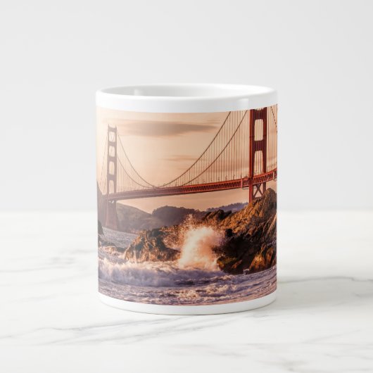 Golden Gate Bridge uit Baker Beach Grote Koffiekop (Voorkant)