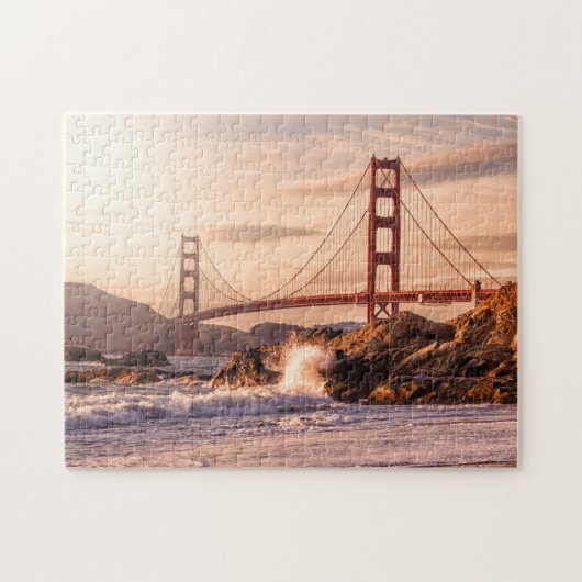Golden Gate Bridge uit Baker Beach Legpuzzel (Horizontaal)