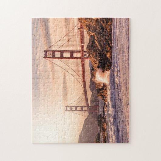 Golden Gate Bridge uit Baker Beach Legpuzzel (Verticaal)
