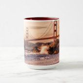 Golden Gate Bridge uit Baker Beach Mok (Midden)